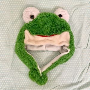 Cute Fuzzy Frog Hat